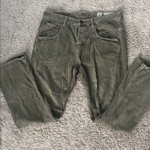 Allsaints tan corduroy